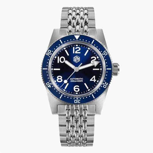 San Martin Blue Dial Men's Watch - SN0007