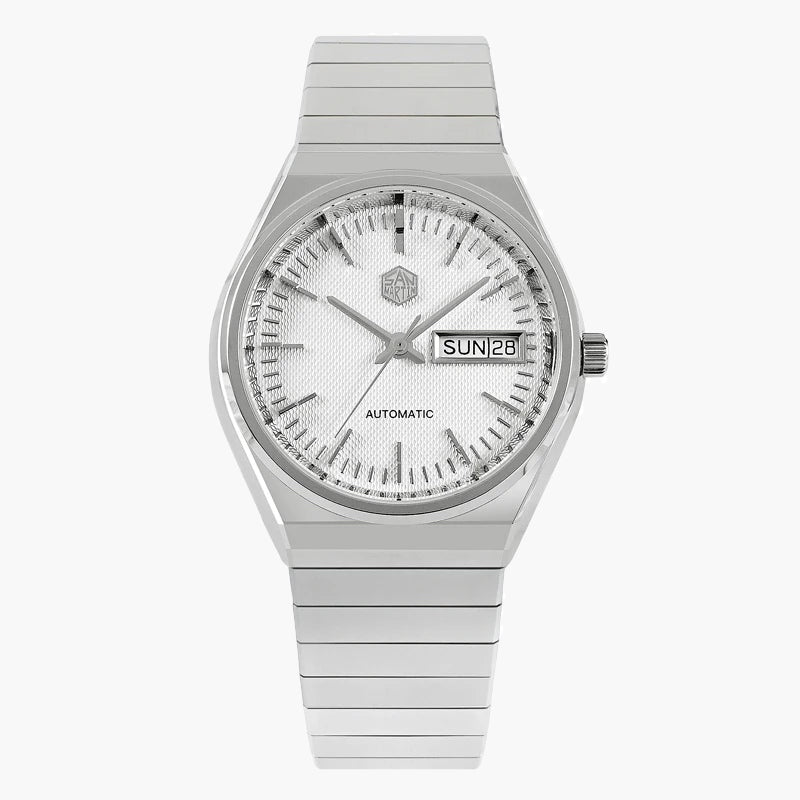 San Martin White Dial Men's Watch - SN0102