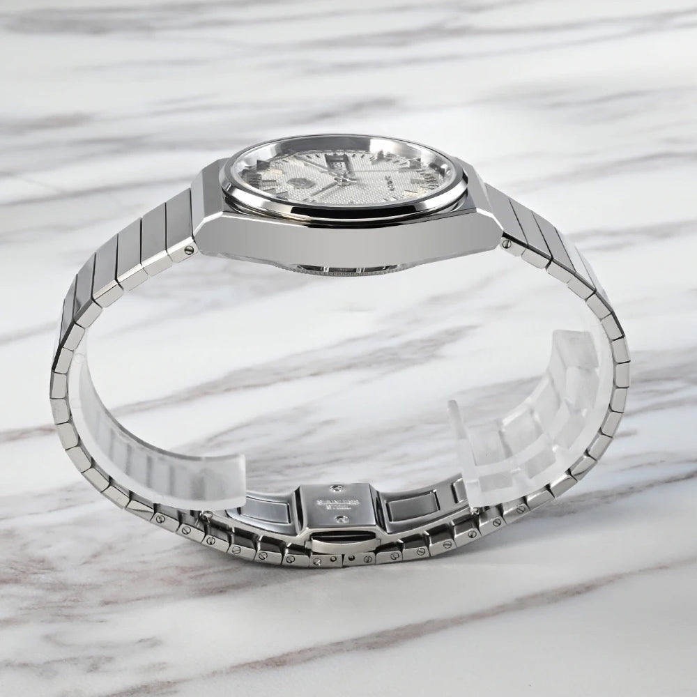 San Martin White Dial Men's Watch - SN0102