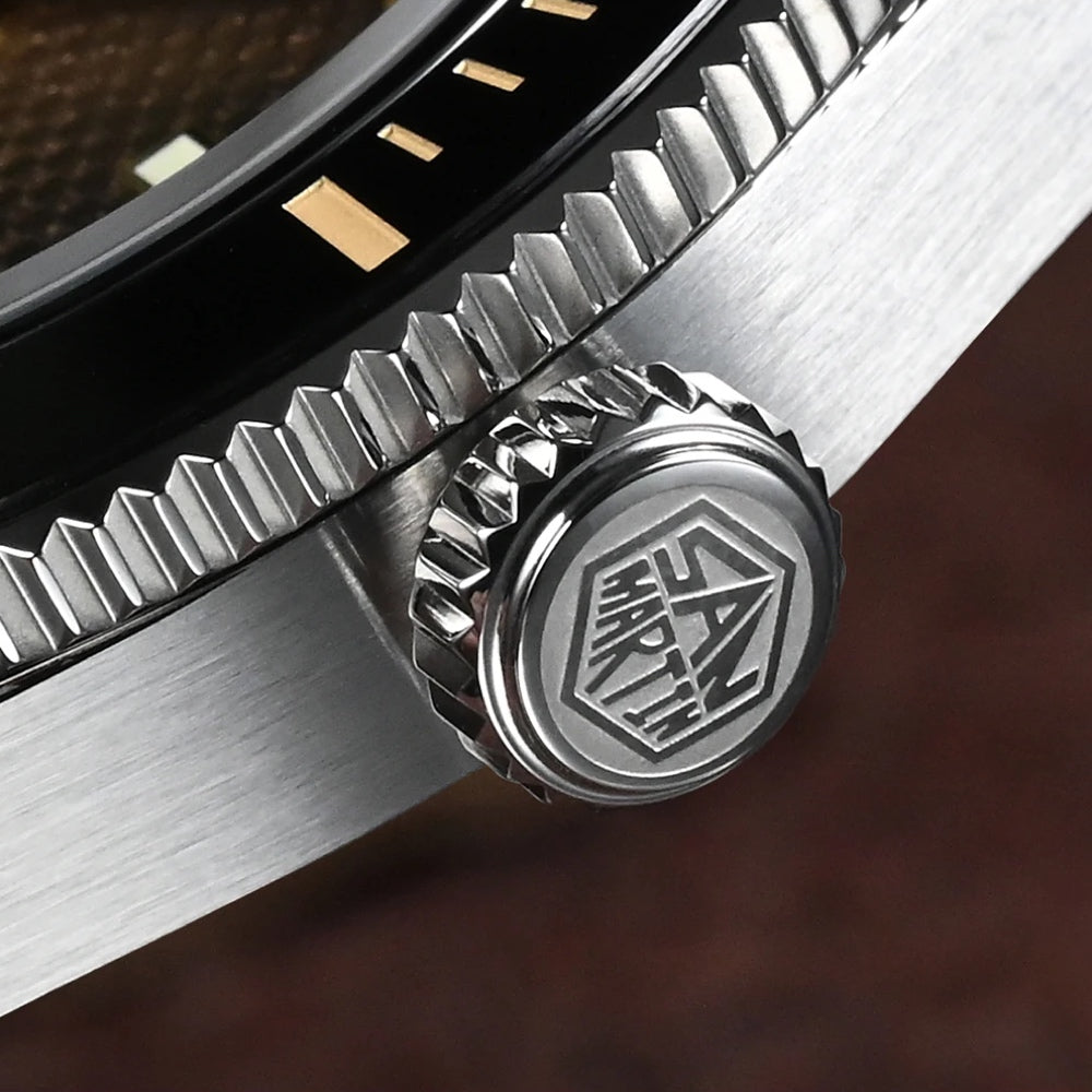 San Martin Gray Dial Men's Watch - SN0128