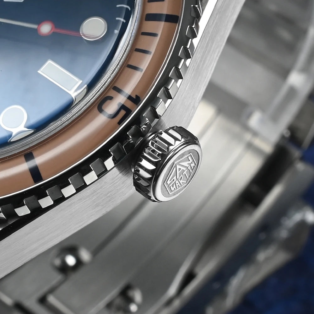 San Martin Blue Dial Men's Watch - SN0133-G