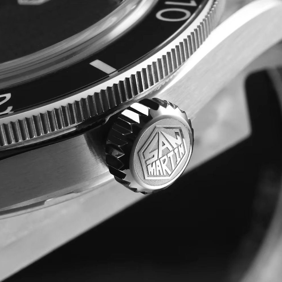 San Martin Black Dial Men's Watch - SN0151