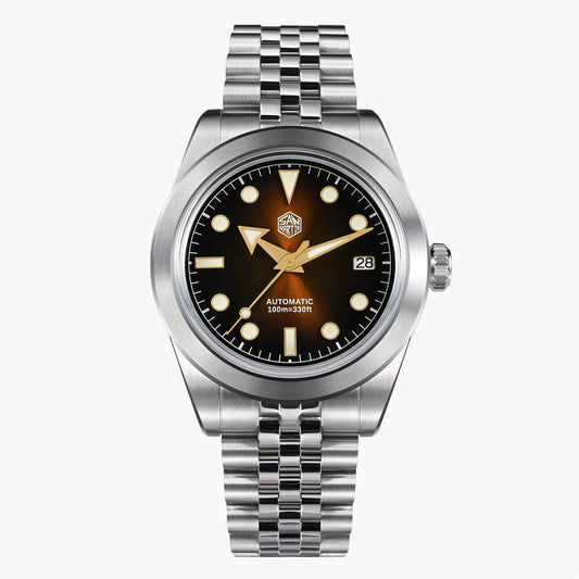 San Martin 39mm Brown Dial Men's Watch - SN0053-G