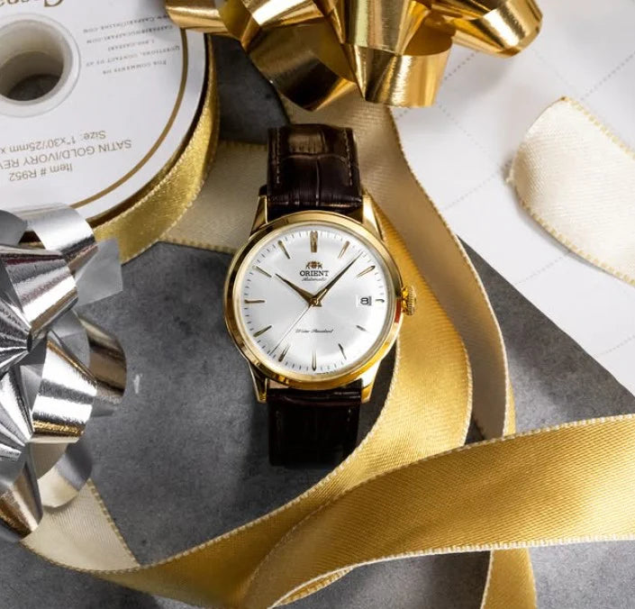 Orient Bambino Version 7 Classic 38.4mm White Dial Men's Watch - RA-AC0M01S30B