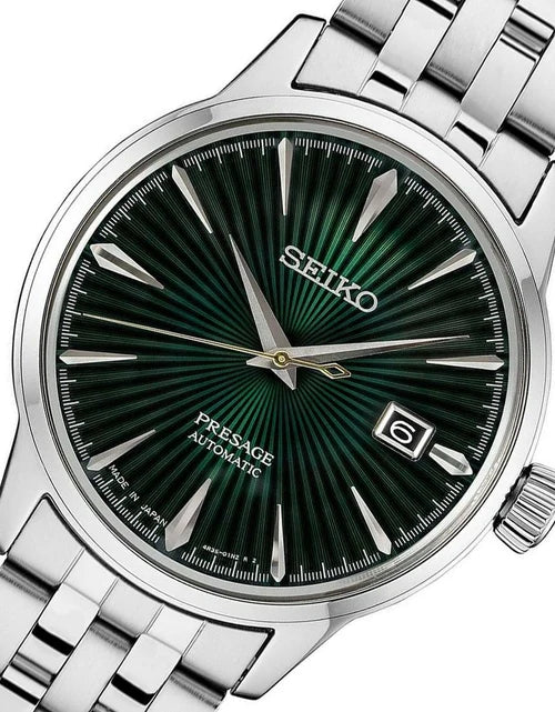 Seiko Presage Cocktail Time '"Green Mojito" Dial Men's Automatic Watch- SRPE15j1