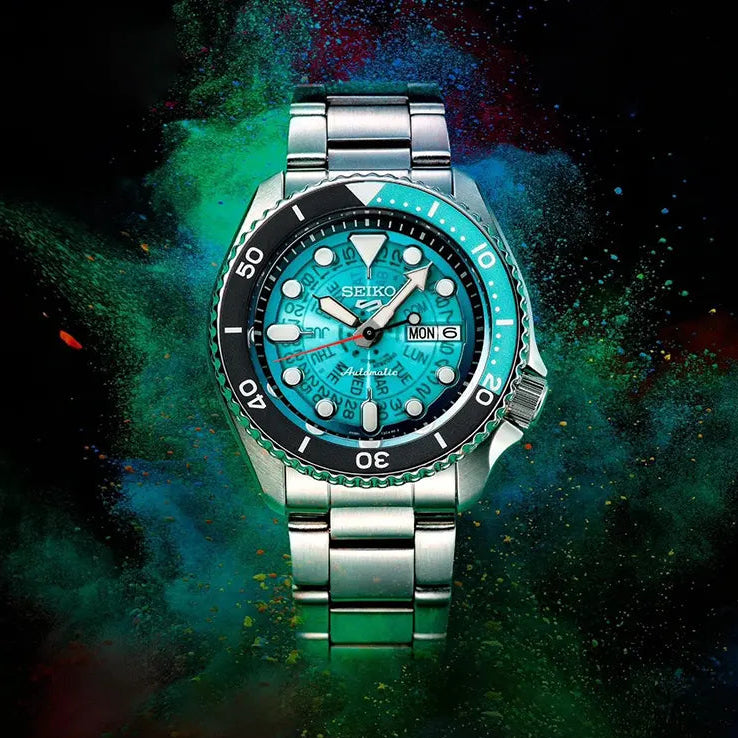 Seiko5 Sports SKX Style Skeleton Dial Men's Automatic Watch-  SRPJ45K1