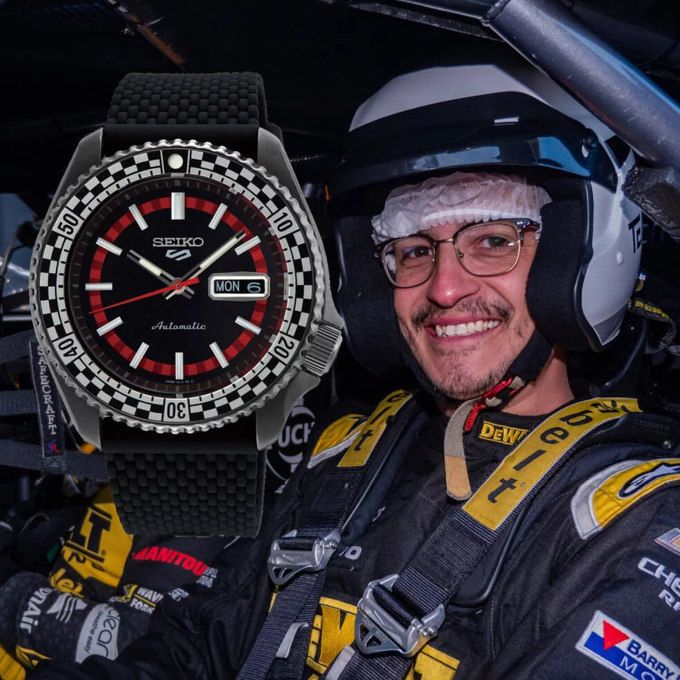 Seiko 5 Sports Supercar Collaboration ‘Limited Edition’ Black Dial Men's Watch - SRPL01