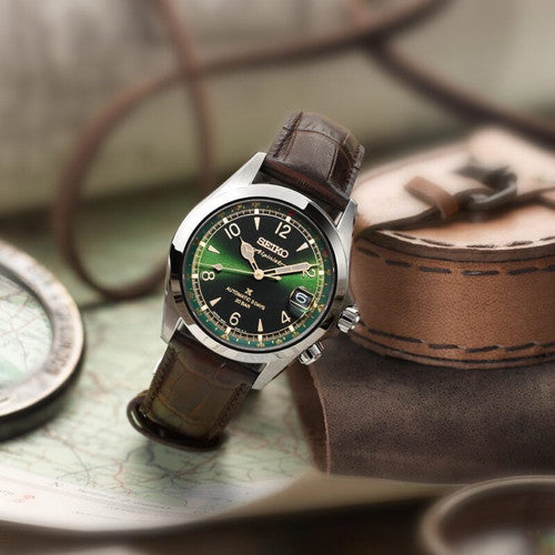 Seiko Prospex Alpinist Green Dial 3 days Power reserve Men's Automatic Watch- SPB507