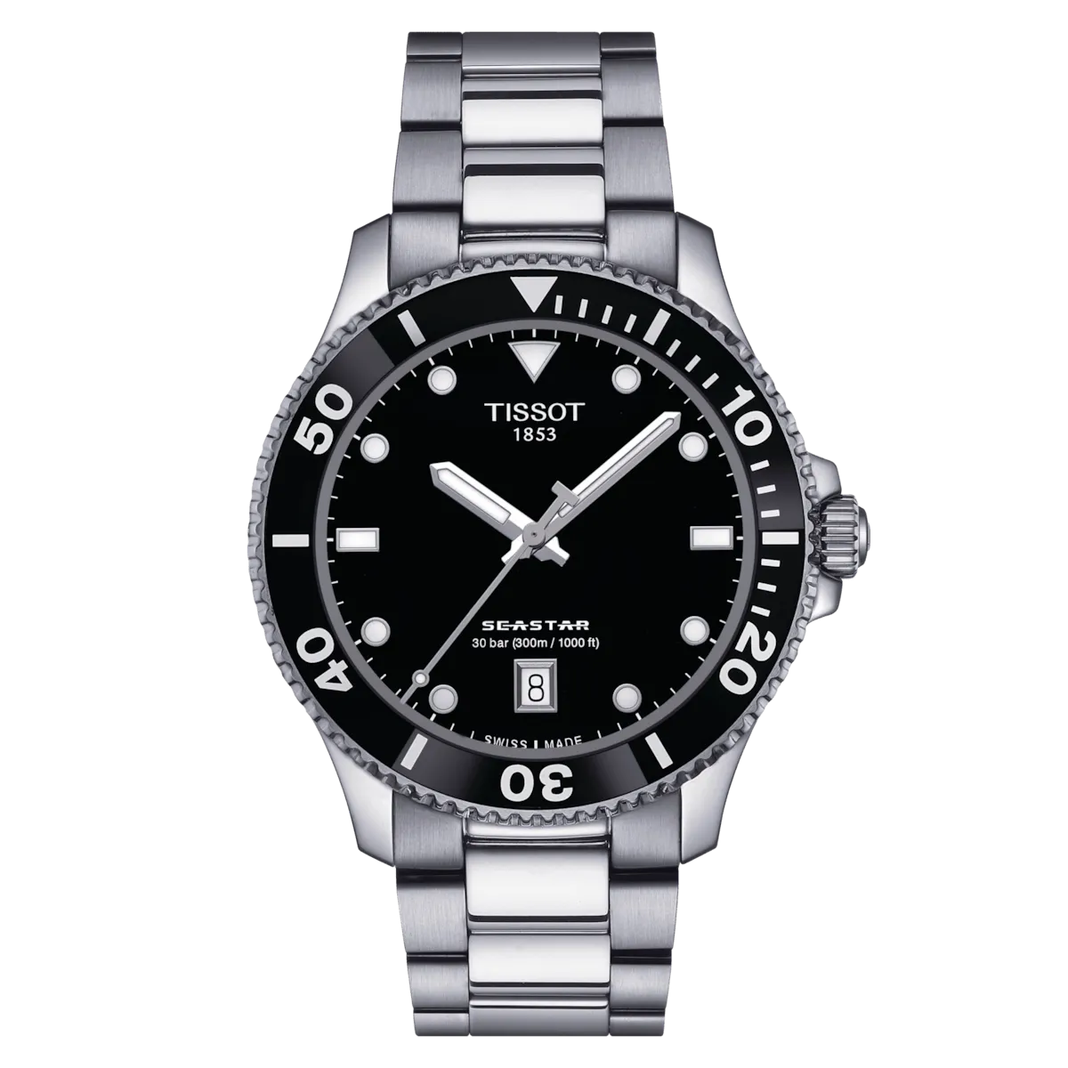 Tissot Seastar 1000 Black Dial Quartz Men's Watch - T120.410.11.051.00