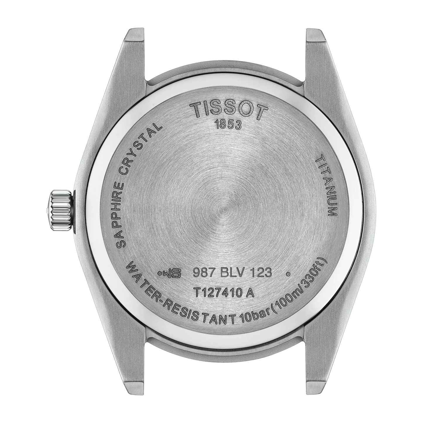 Tissot Gentleman Titanium Blue Dial Men's Watch - T127.410.44.041.00