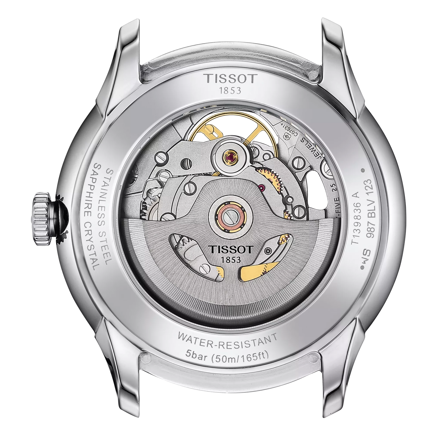 Tissot Chemin des Tourelles Skeleton Automatic Men's Watch- T139.836.11.048.00
