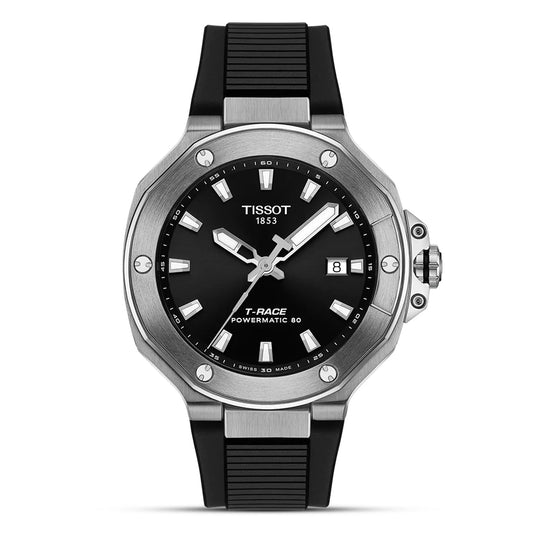 Tissot T-Race Powermatic 80 41 mm Black Dial Men's Watch - T141.807.17.051.00