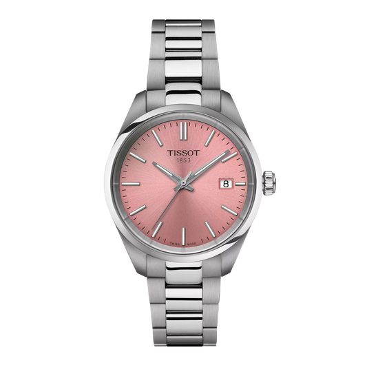 Tissot PR100 Pink Dial Ladies Quart Watch- T150.210.11.331.00
