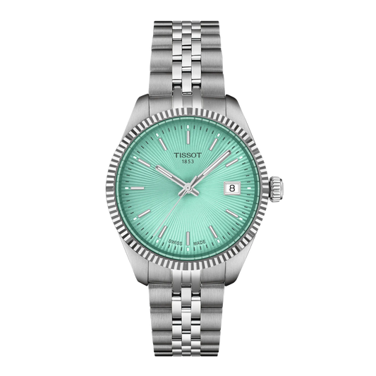 Tissot Ballade 34mm Green Dial Ladies Watch - T156.210.11.091.0