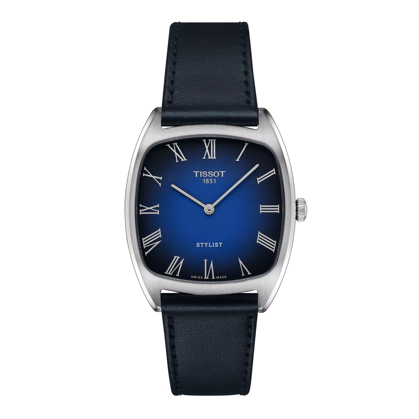 Tissot stylist Blue Dial Leather Strap Ladies Watch-T159.909.16.043.00