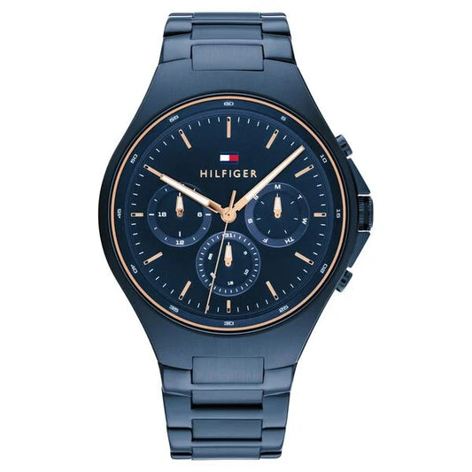 Tommy Hilfiger Justin Blue Dial Men's Chronograph Watch- TH1792058