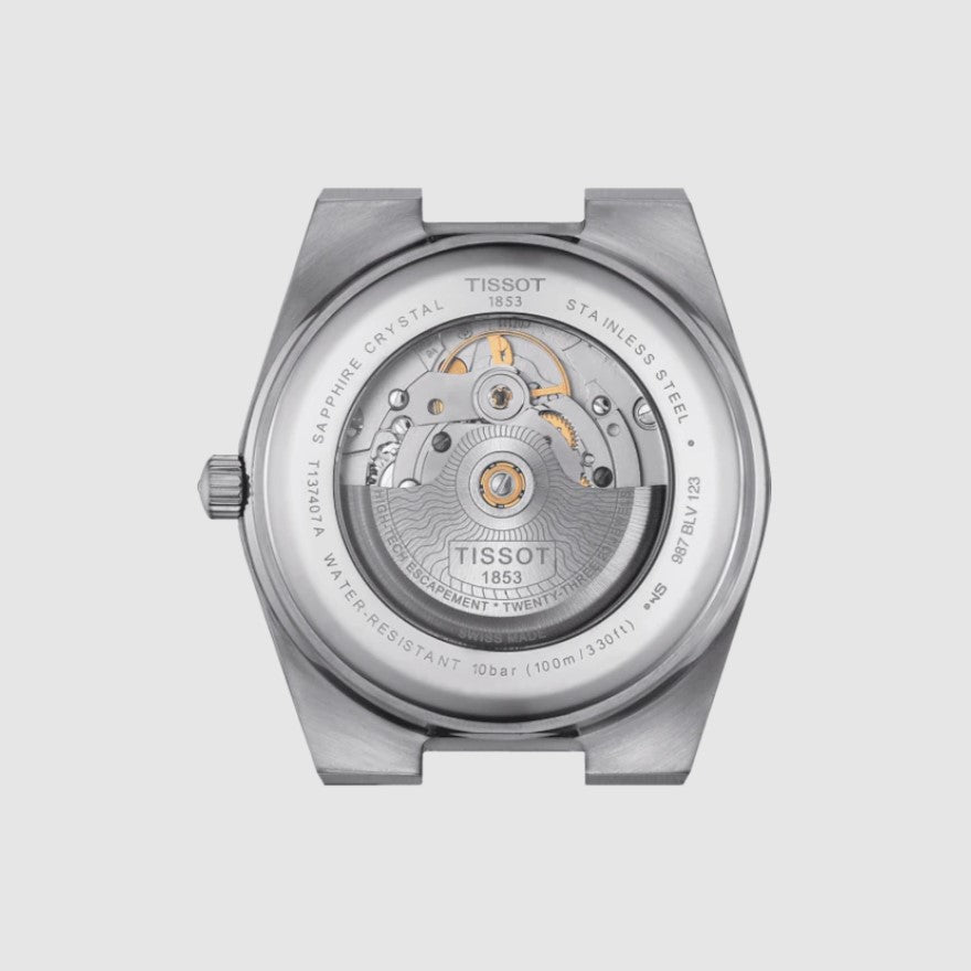 Tissot PRX Powermatic 80 Black Dial Men's Automatic Watch- T137.407.11.051.00