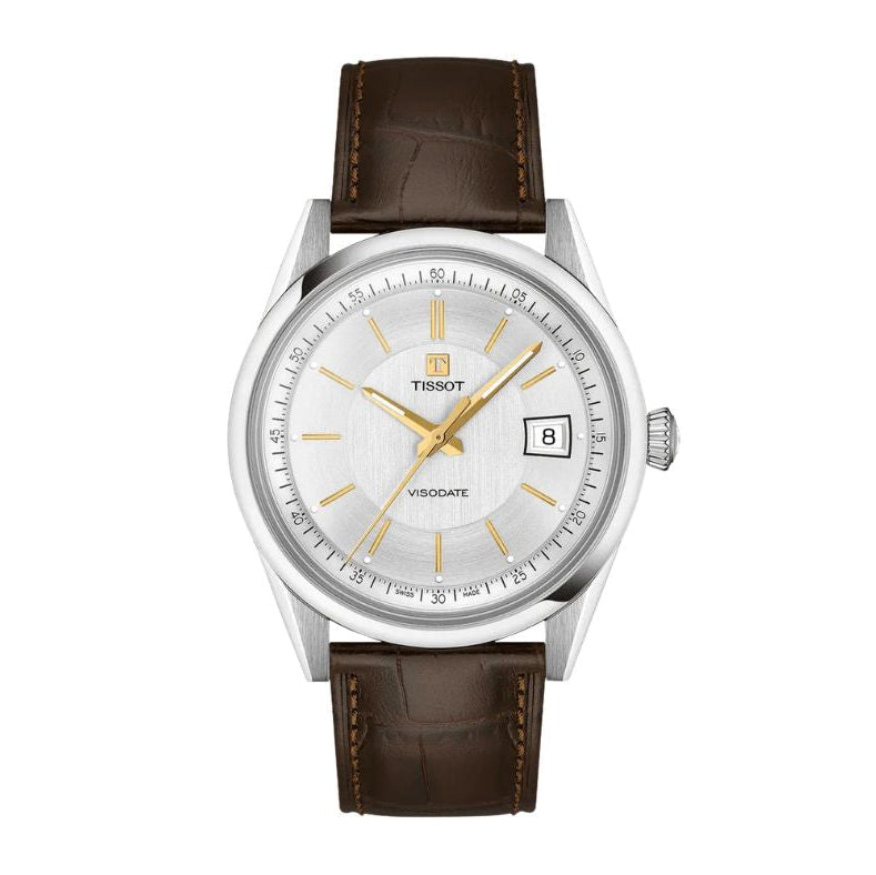 Tissot Visodate Powermatic 80 White Dial Men's Watch - T157.407.16.031.00