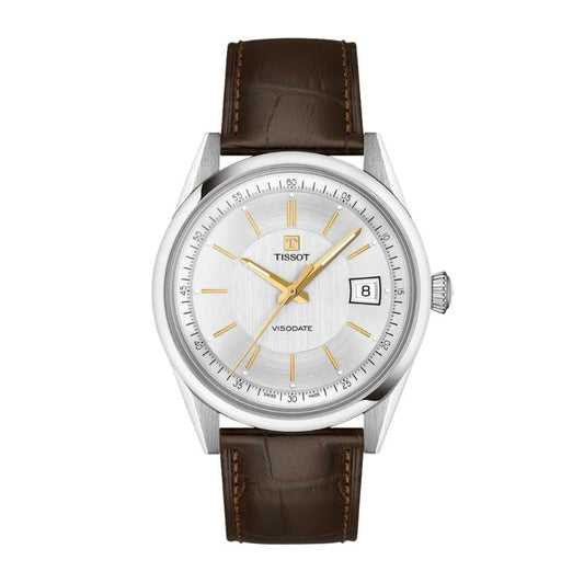Tissot Visodate Powermatic 80 White Dial Men's Watch - T157.407.16.031.00
