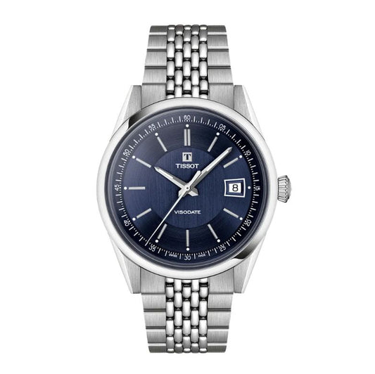 Tissot Visodate Powermatic 80 Blue Dial Men's Watch - T157.407.11.041.00