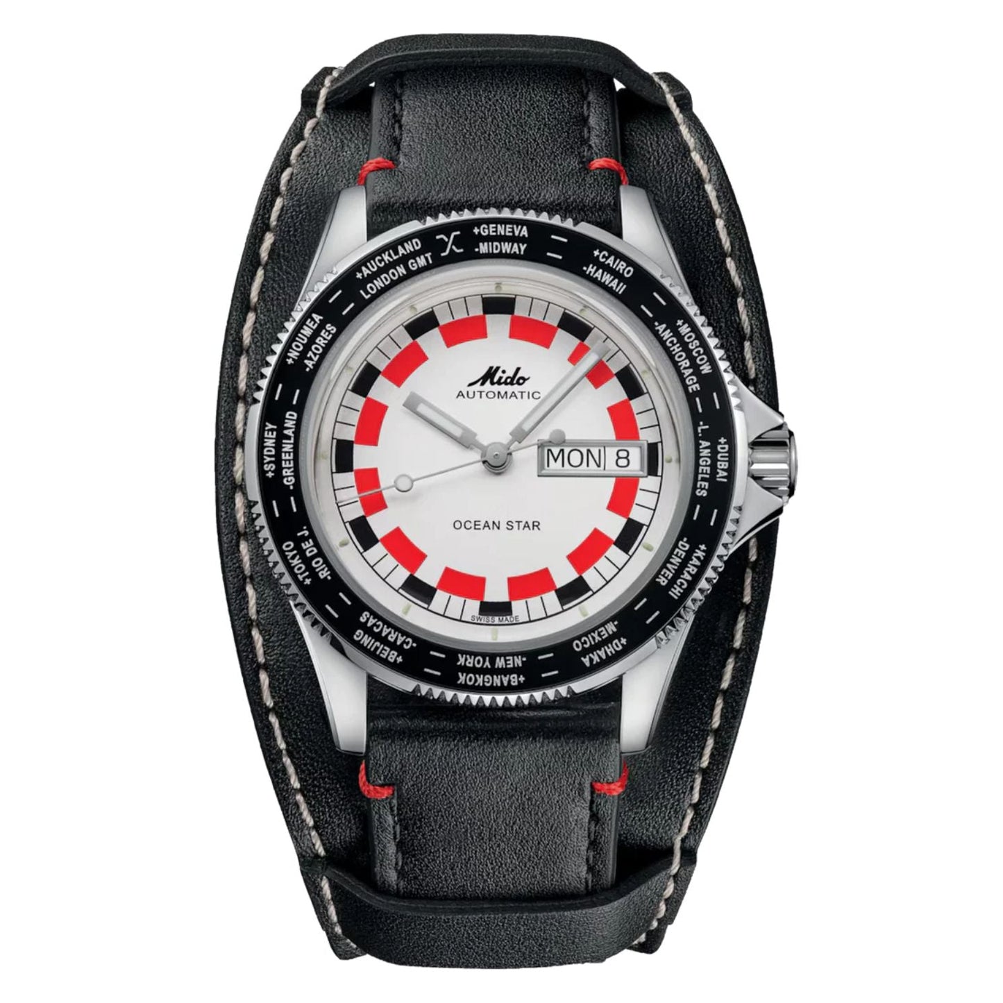 Mido Ocean Star World Timer Men's Watch - M026.830.16.030.00