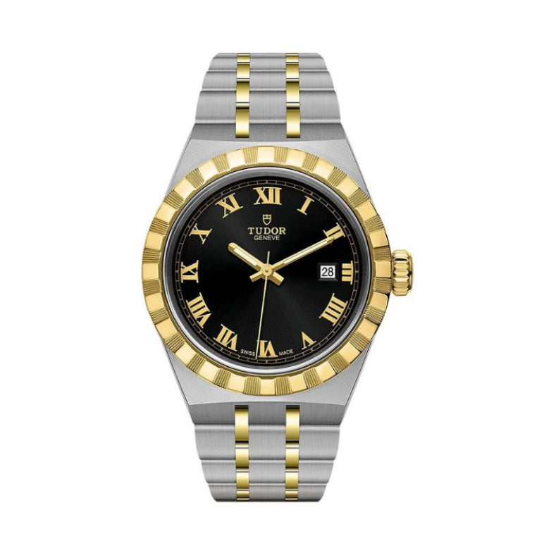 Tudor Royal Black Dial 28mm Ladies Watch - M28303-0003