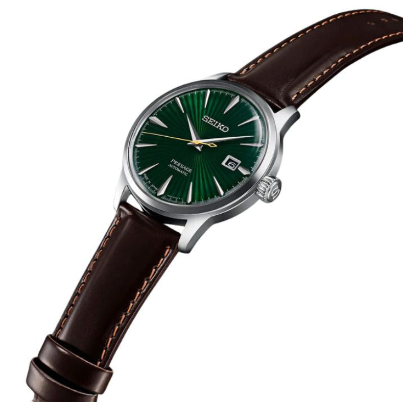 Seiko Presage Cocktail Time Green Dial Men's Automatic Watch - SRPD37