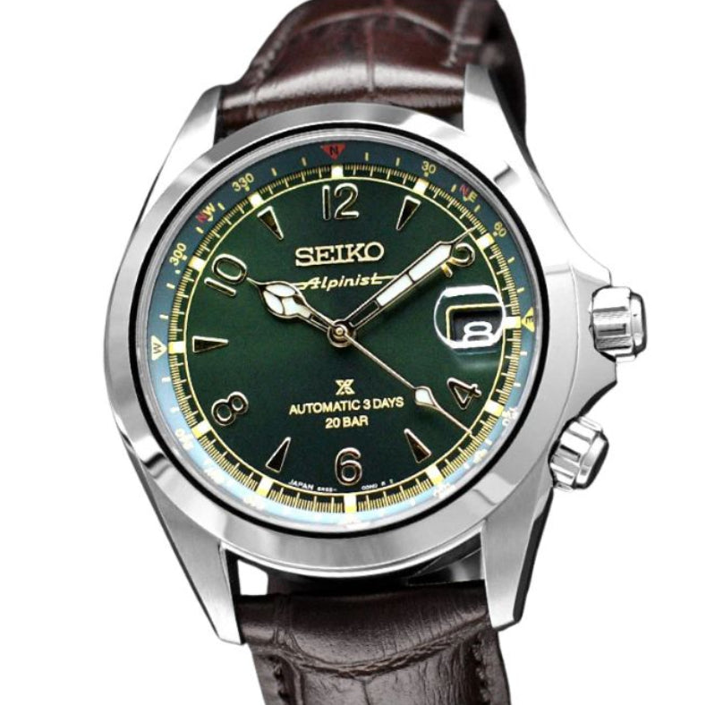 Seiko Prospex Alpinist (JDM) Green Dial Men's Watch - SBDC211