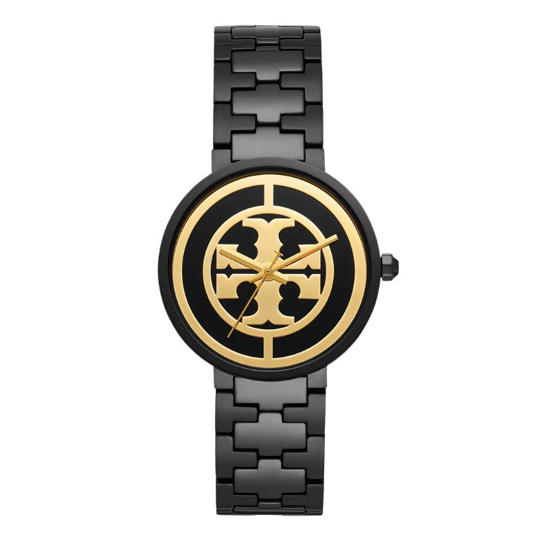 Tory Burch Reva Black-Tone Stainless Steel Female  Watch - TBW4039