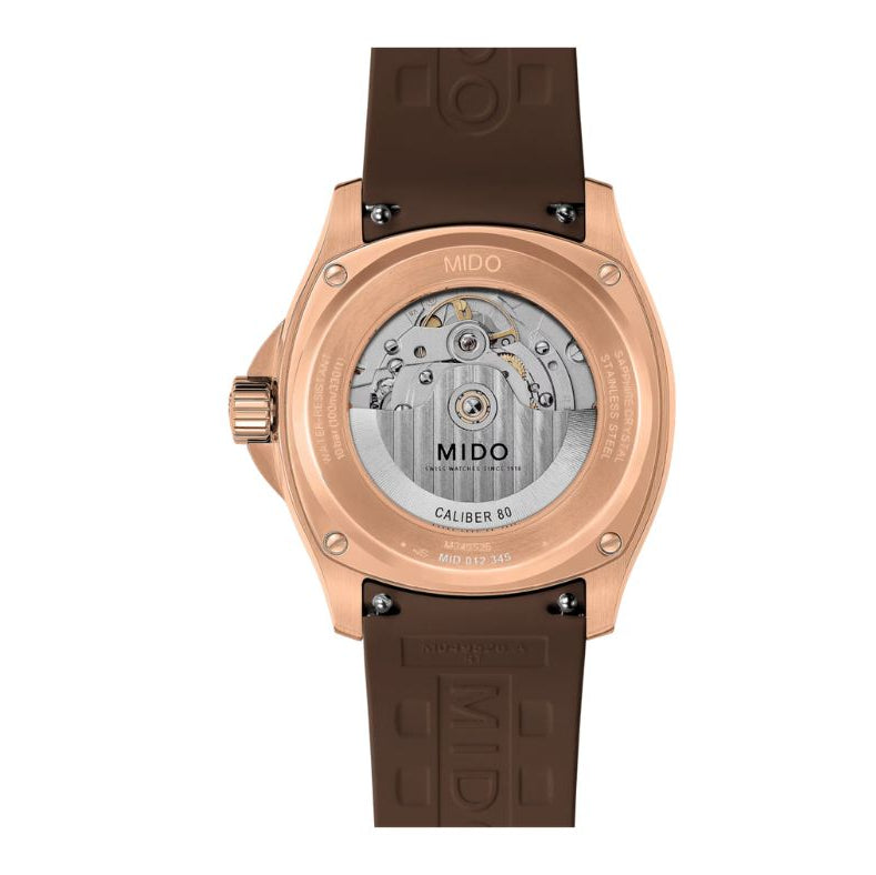 Mido Multifort TV Big Date Brown Dial Automatic Men's Watch - M049.526.37.291.00