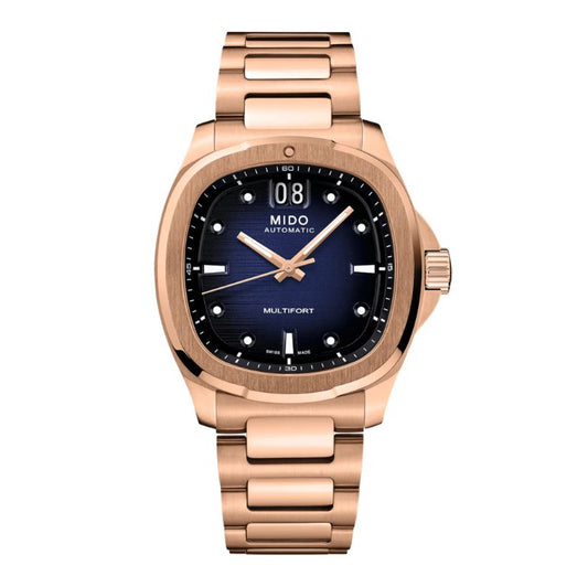 Mido Multifort TV Big Date Blue Dial Automatic Men's Watch - M049.526.33.041.00