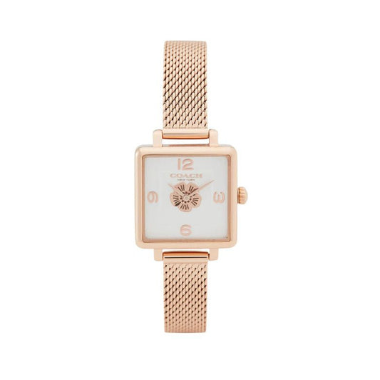 Coach cass rose gold square Ladies watch - 14503698