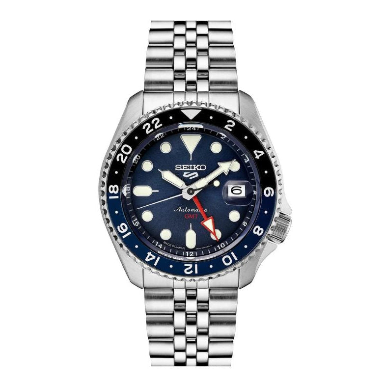 Seiko-5 Sports SKX GMT Blueberry Men's Automatic Watch - SSK003