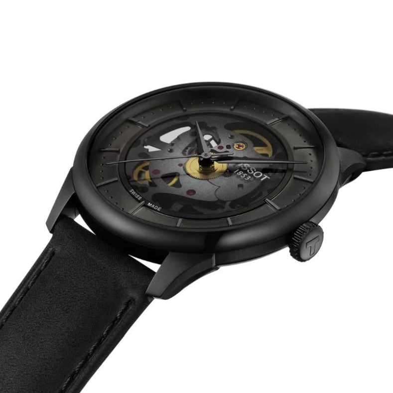 Tissot Chemin Des Tourelles Skeleton 39mm Dial Men's Watch - T139.836.36.441.00