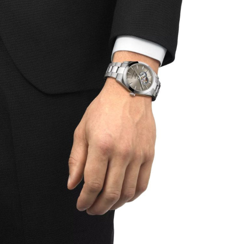 Tissot Gentleman Open Heart 40mm Dial Men's Watch - T127.407.11.081.00