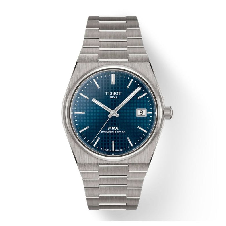 Tissot PRX Titanium Blue Dial 38mm Men's Watch - T137.807.44.041.00