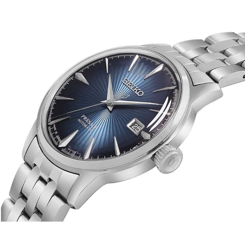 Seiko Presage Cocktail Time Blue Dial Men's Automatic Watch - SRPB41J1