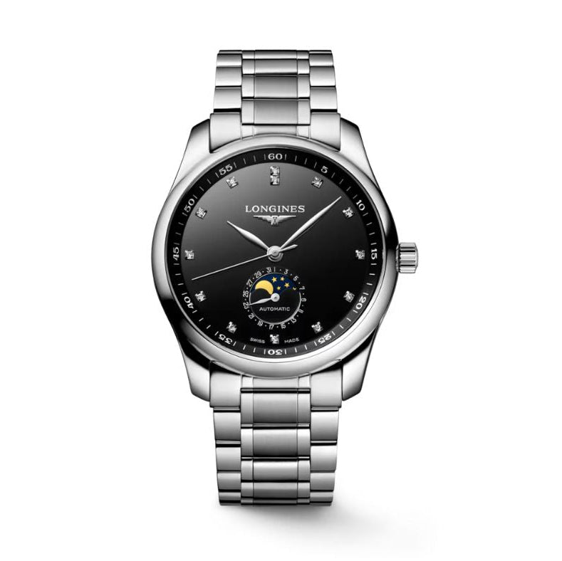 Longines Master Collection Moonphase Black Dial 40mm Men's Watch - L2.909.4.57.6