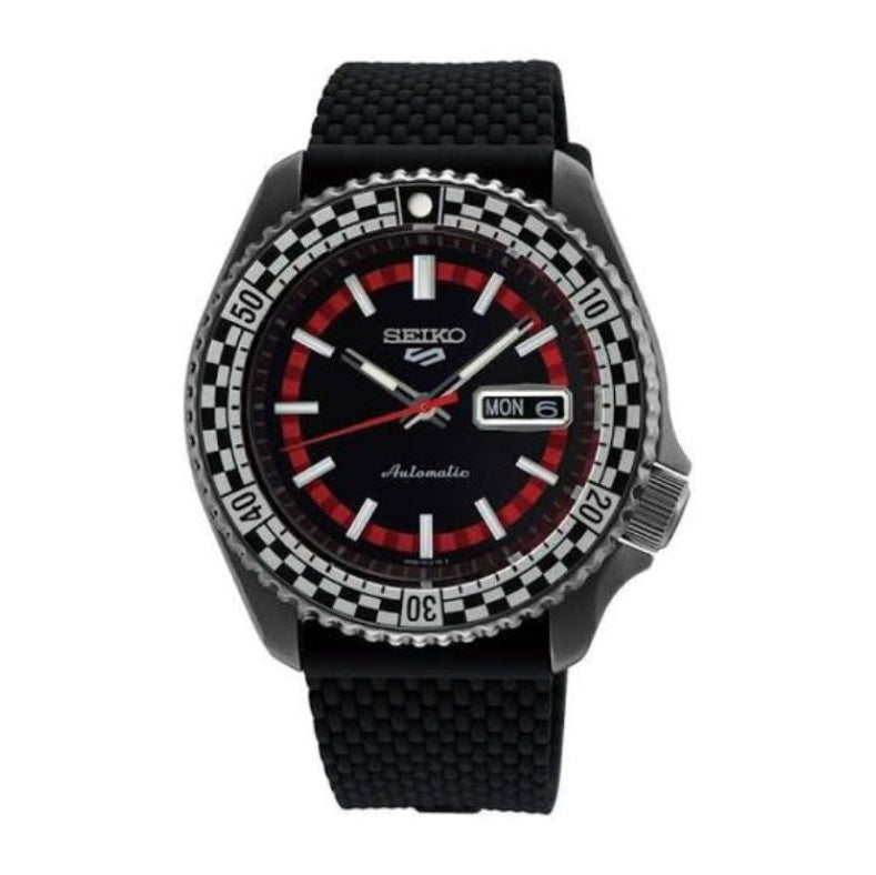 Seiko 5 Sports Supercar Collaboration ‘Limited Edition’ Black Dial Men's Watch - SRPL01