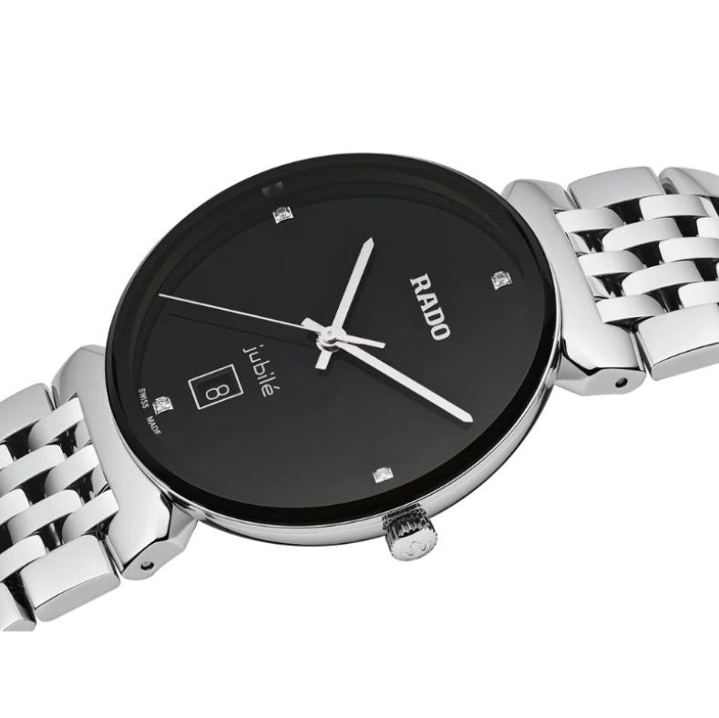 Rado Florence Diamonds Black Dial 38.0mm Watch - R48912713