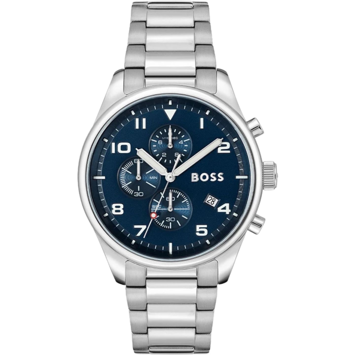 Hugo BOSS VIEW Herenhorloge Blue Dial Men's Chronograph Watch- HB1513989