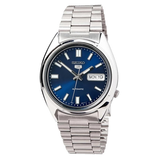 SEIKO 5 Automatic Blue Dial Stainless Steel Men's Watch - SNXS77