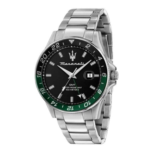 Maserati Sfida Stainless Steel GMT Men's Watch- R8853140005