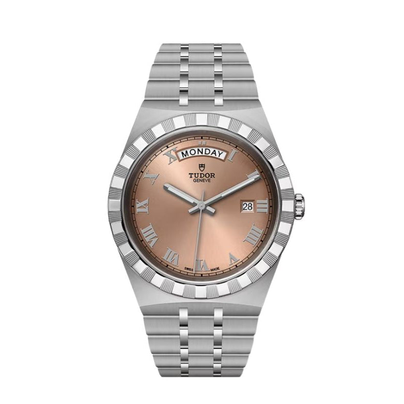 Tudor Royal Day-Date Salmon Dial 41mm Men's Watch - M28600-0009