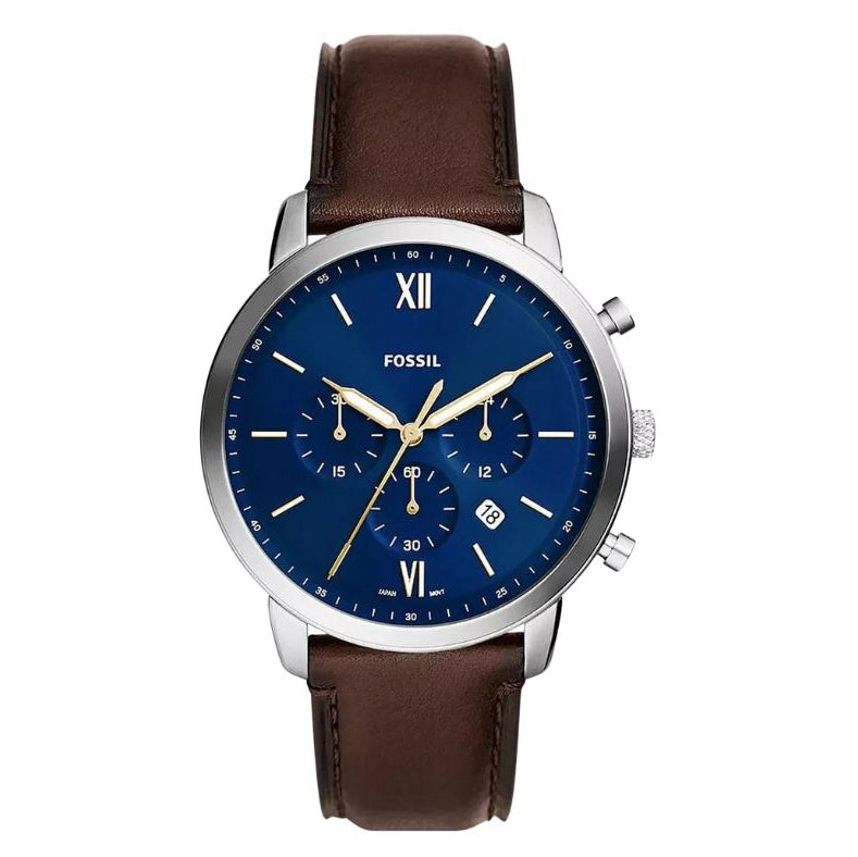 Fossil Neutra Blue Dial Men's Watch - FS6018