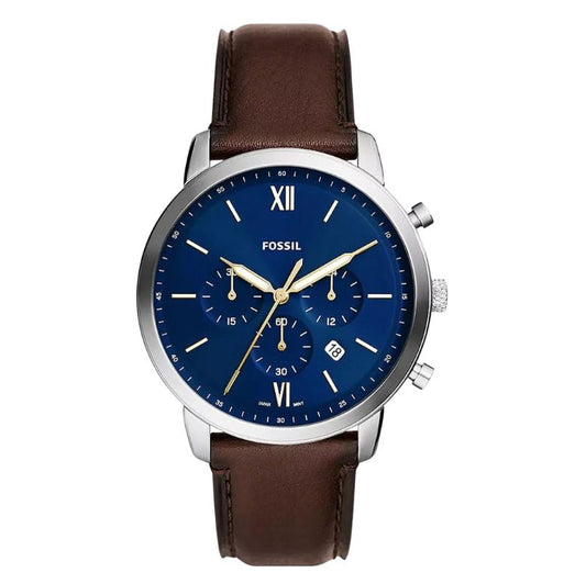 Fossil Neutra Blue Dial Men's Watch - FS6018