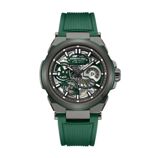 KENNETH COLE Downtown Automatic Green Dial Men's Watch - KCWGZ0065603