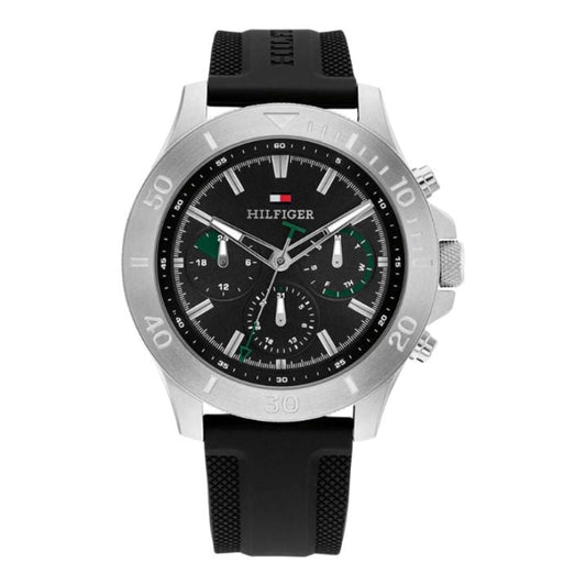 Tommy Hilfiger Bryan Multifunction watch with black strap Men's Watch - 1792111