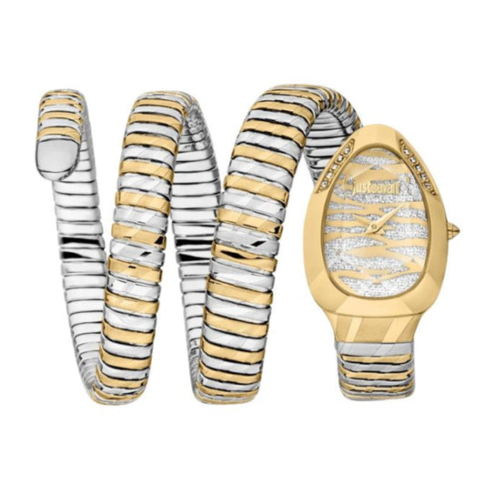 Just Cavalli Taglio Serpente Dual Tone Ladies Watch- JC1L226M0055
