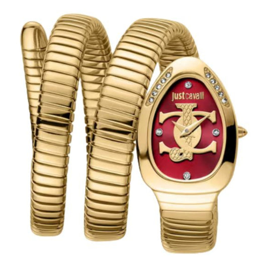 JUST CAVALLI Analogue Red Dial Watch - JC1L228M0045